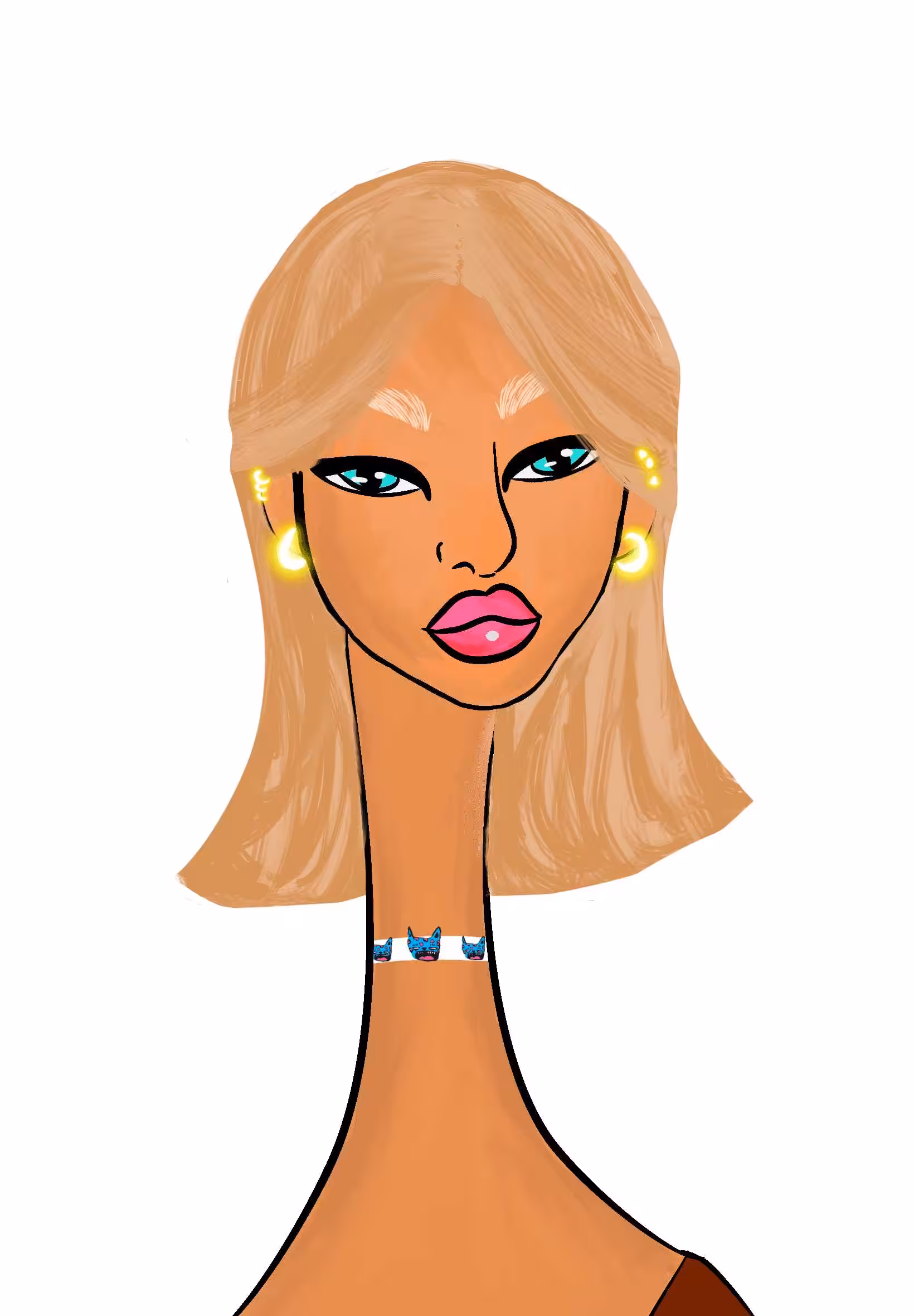 Long Neckie Ladies: Long Neckie Lady #261