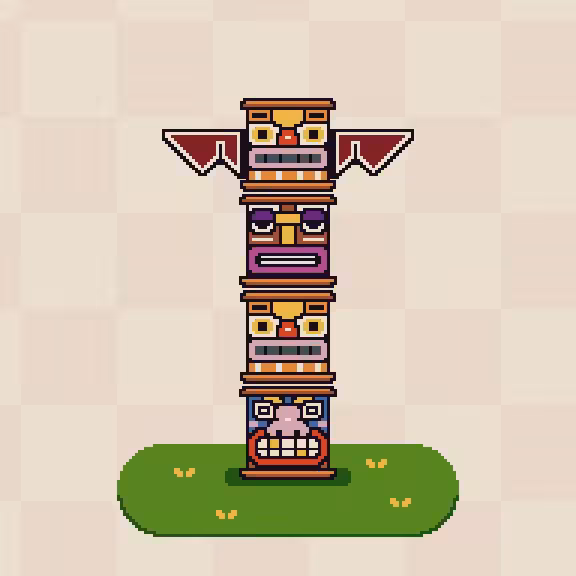 Tiki Totem #42