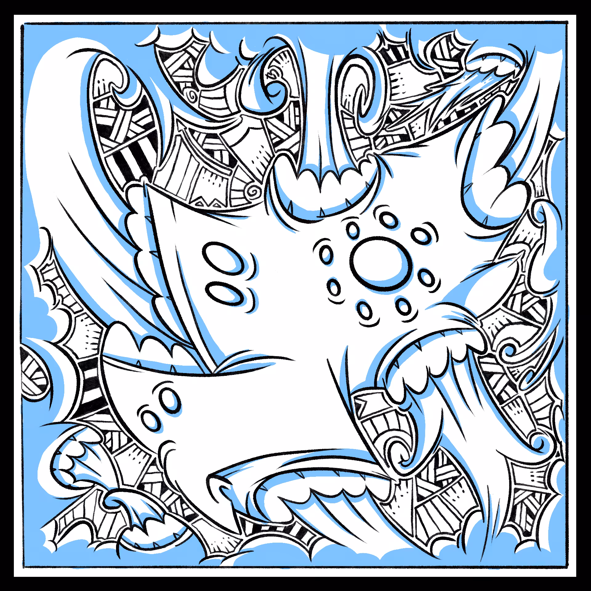 Creature 058 Lineart