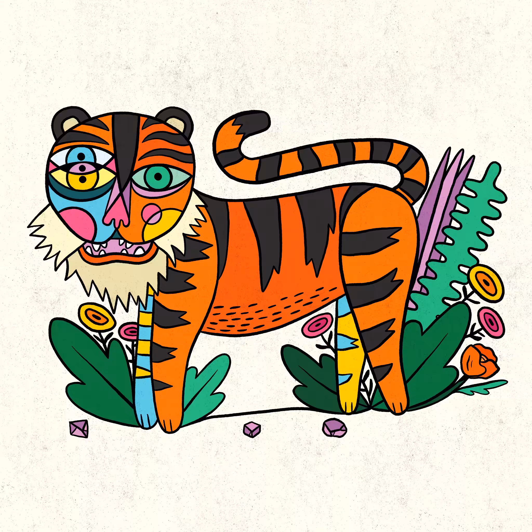 Three Eyed Tiger