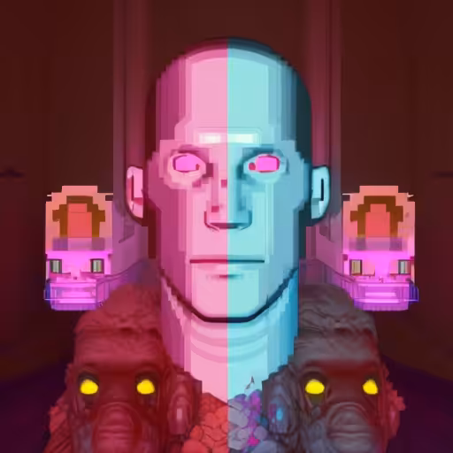 Vaporwave  head art