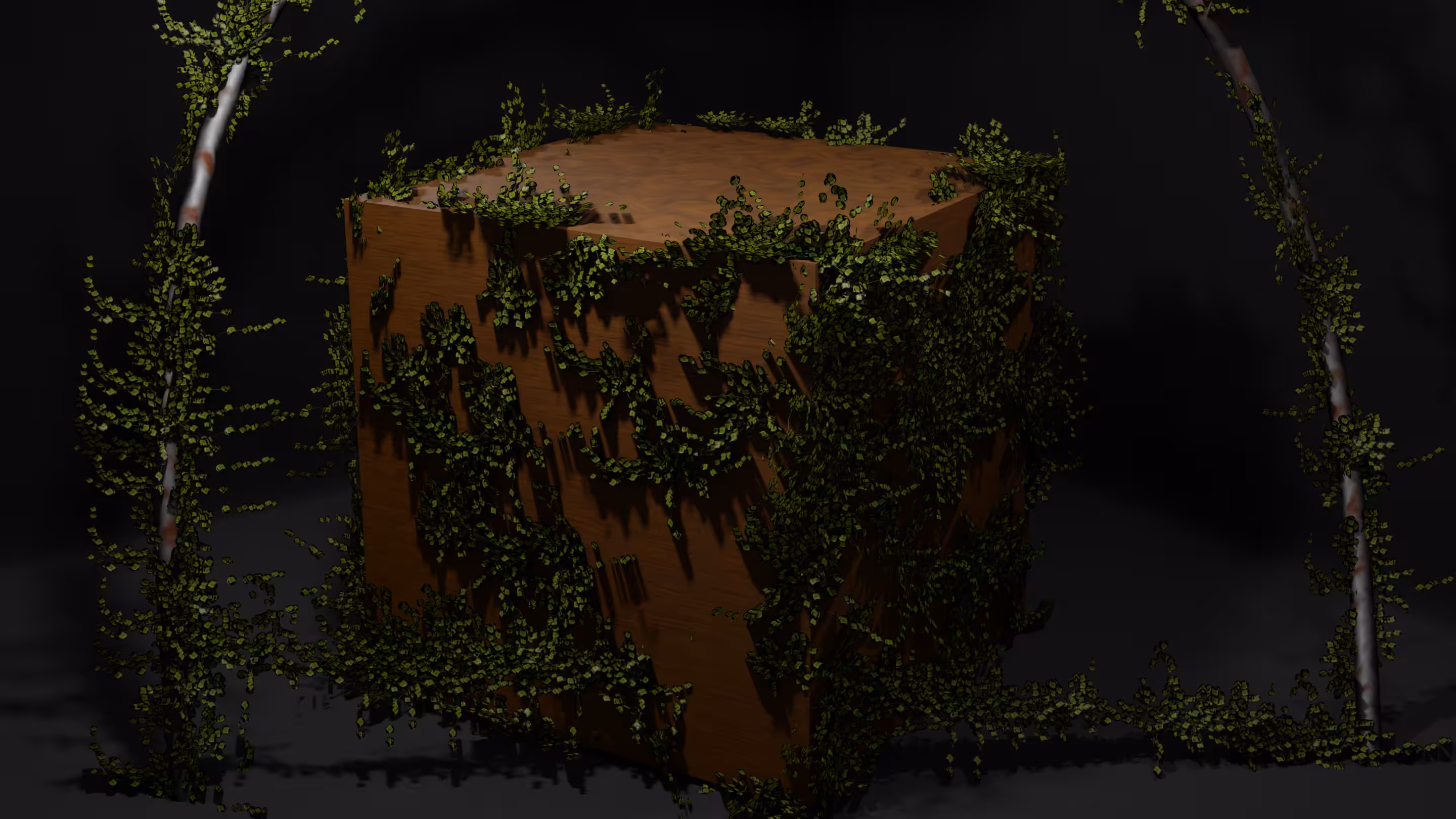 The blocky remains