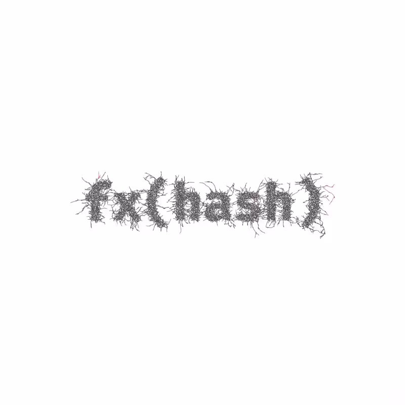 FXHASH Logo with Features #709