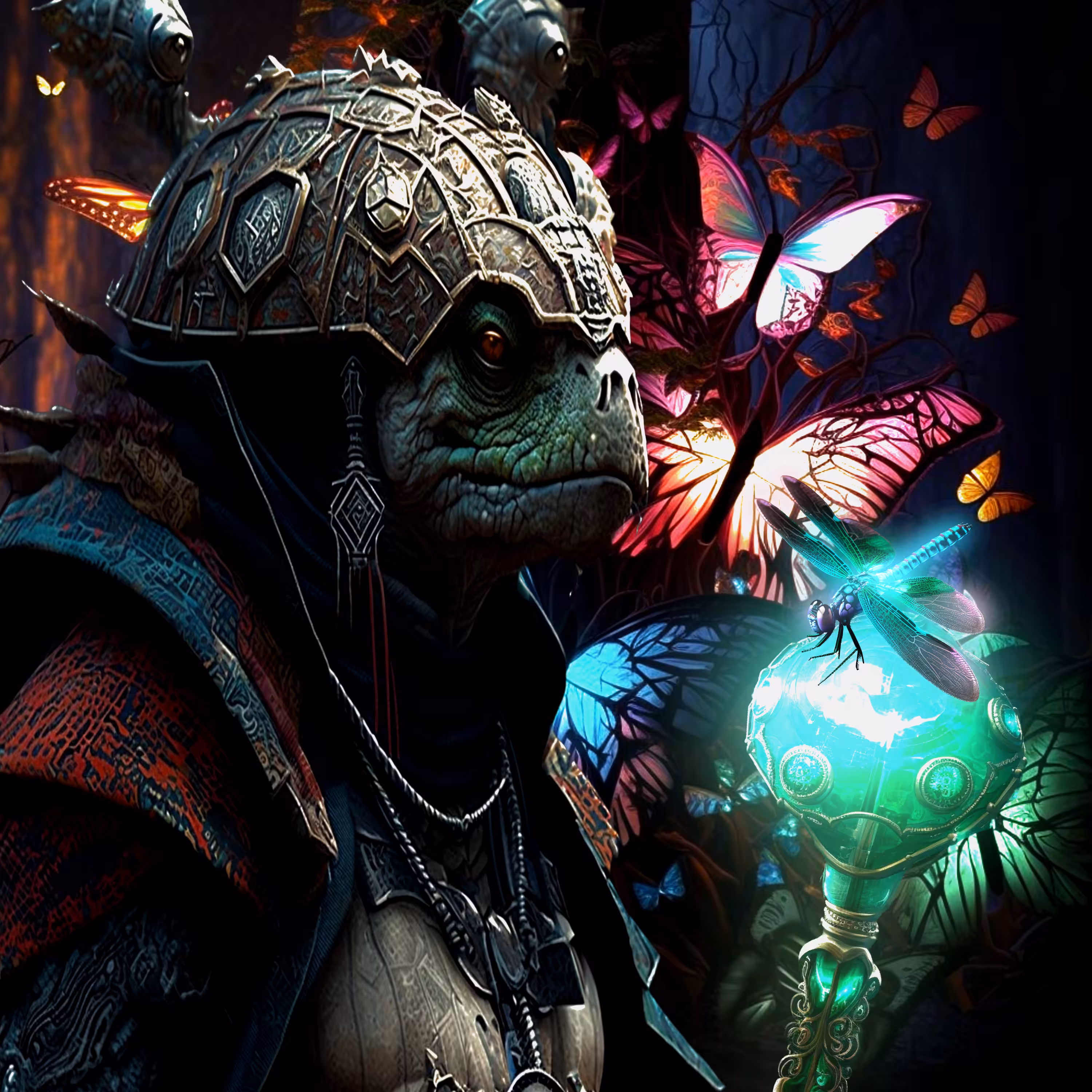 Tuka the AI Tortoise Shaman
