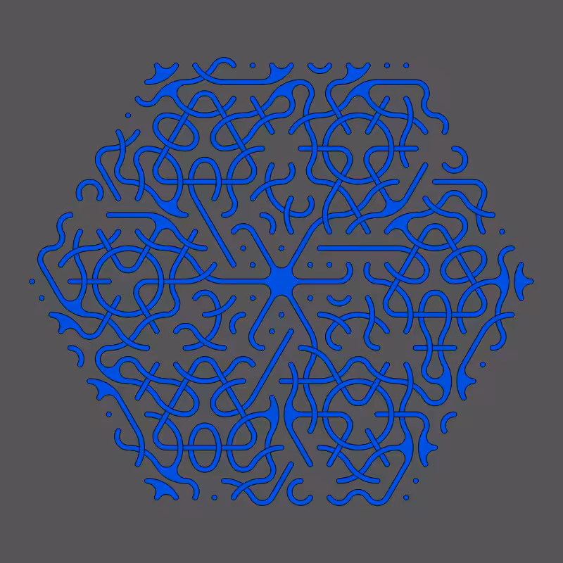 Threefold Symmetry - Dark Variations #179