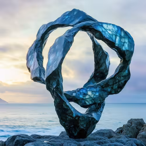 Dance of the Elemental Twins Labradorite