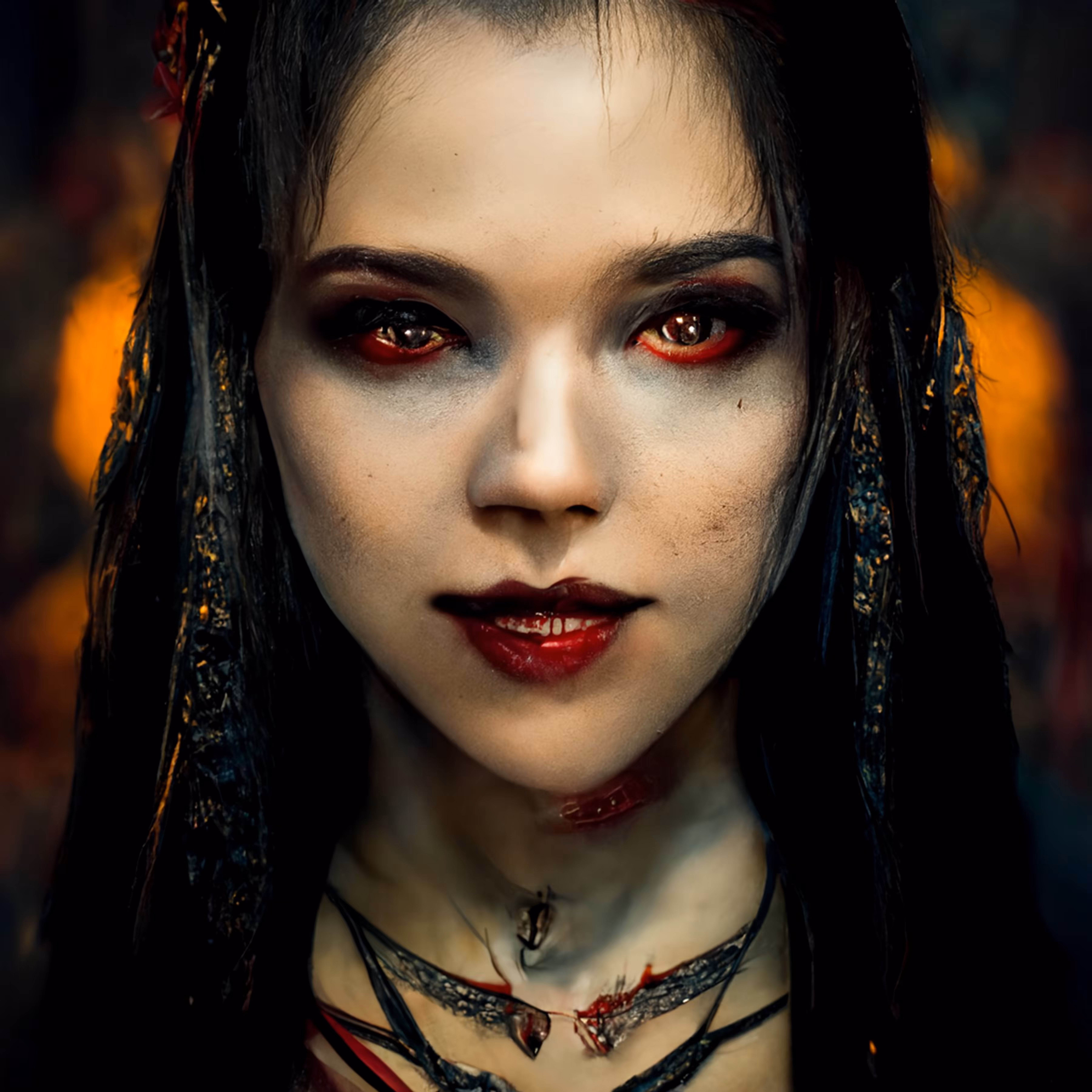 Vampiress by Sollog 1/1  From the Dark Art Collection by Sollog  #darktez 2022