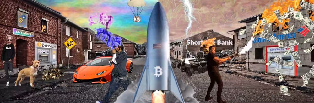 Long Bitcoin, short the bank