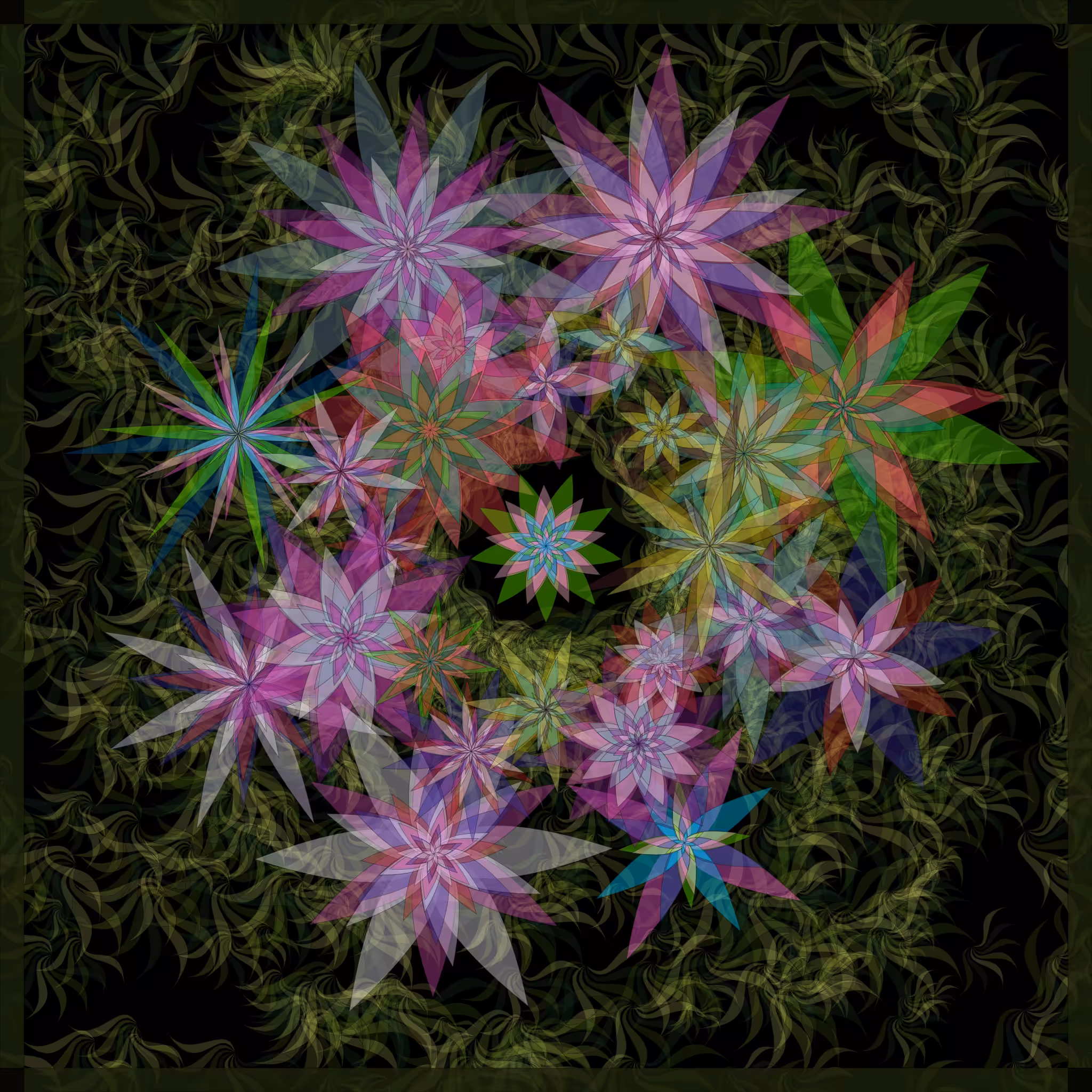 Bezier Garden #134