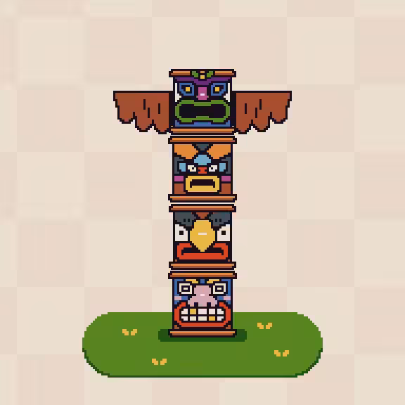 Tiki Totem #11