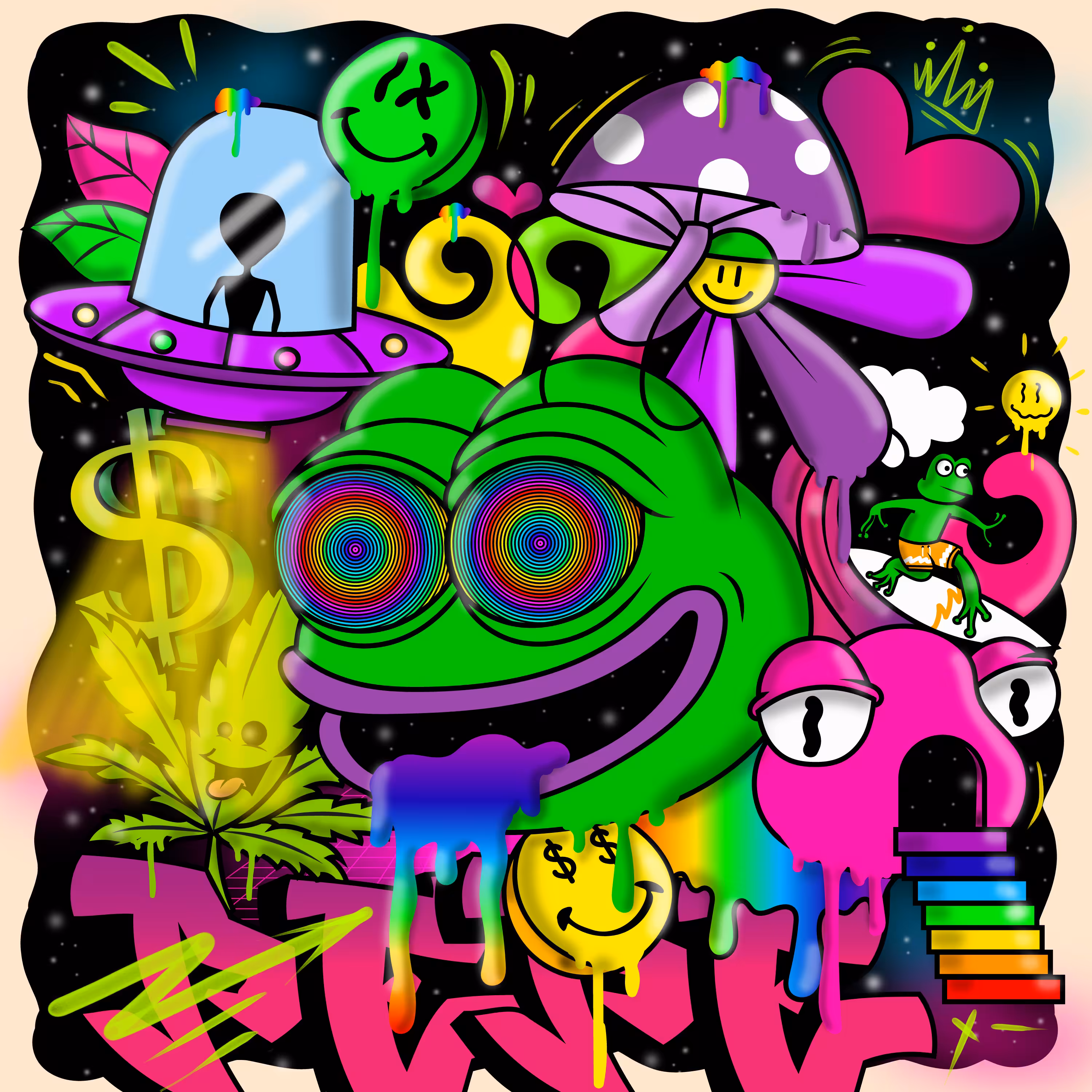Psychedelic Pepe