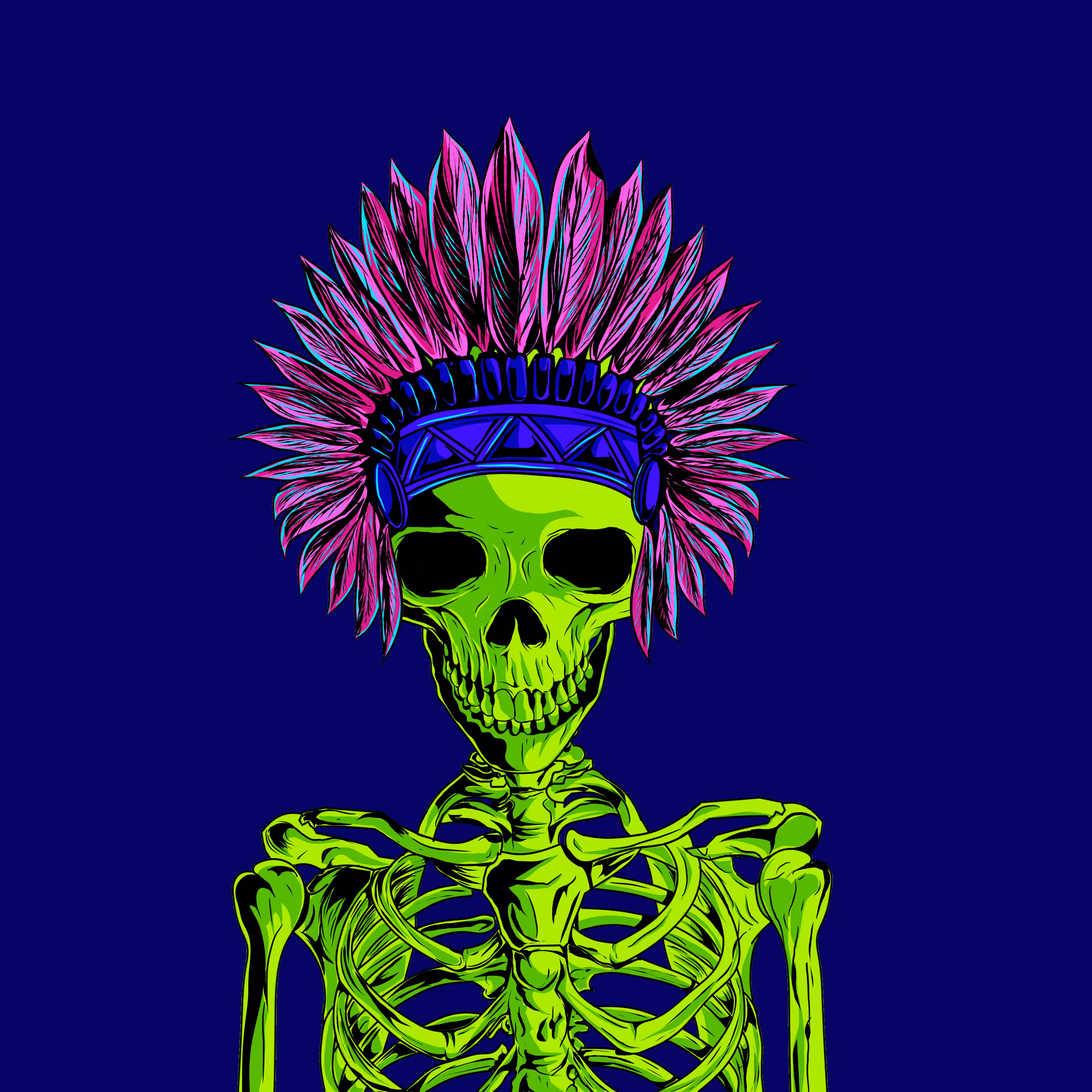Intergalactic Skeles #9 - Tribal chief