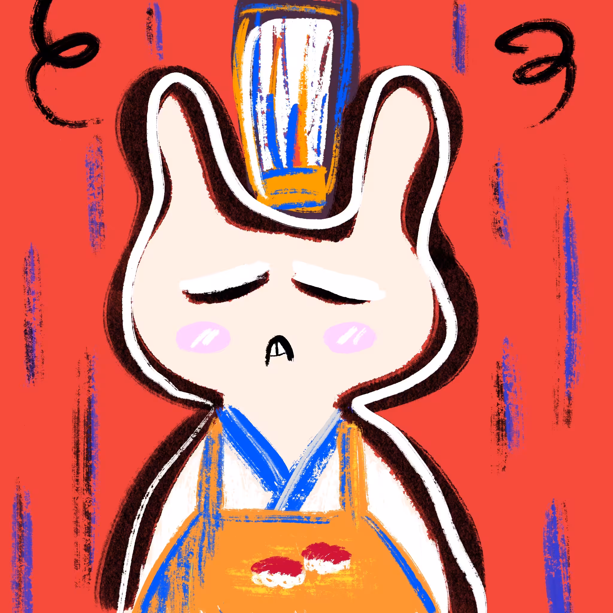 RABBIT POP TOWN: Rabbit Pop #0001 Sushi Master