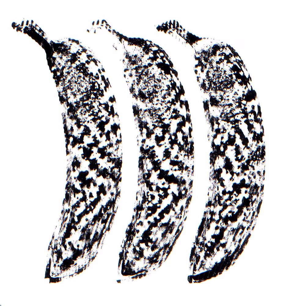 Bananas black and white