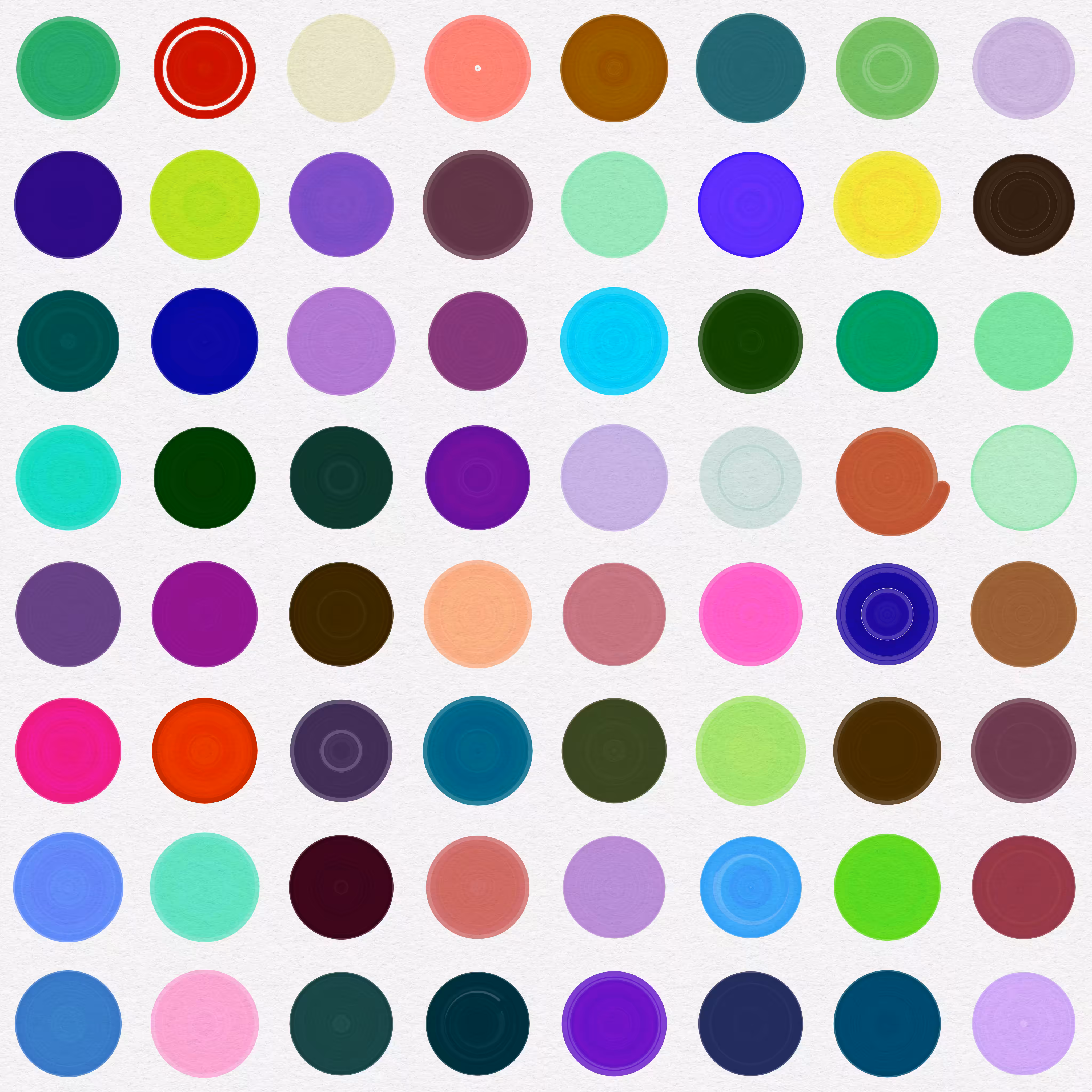 M'Fing Dots on a M'Fing Grid #42