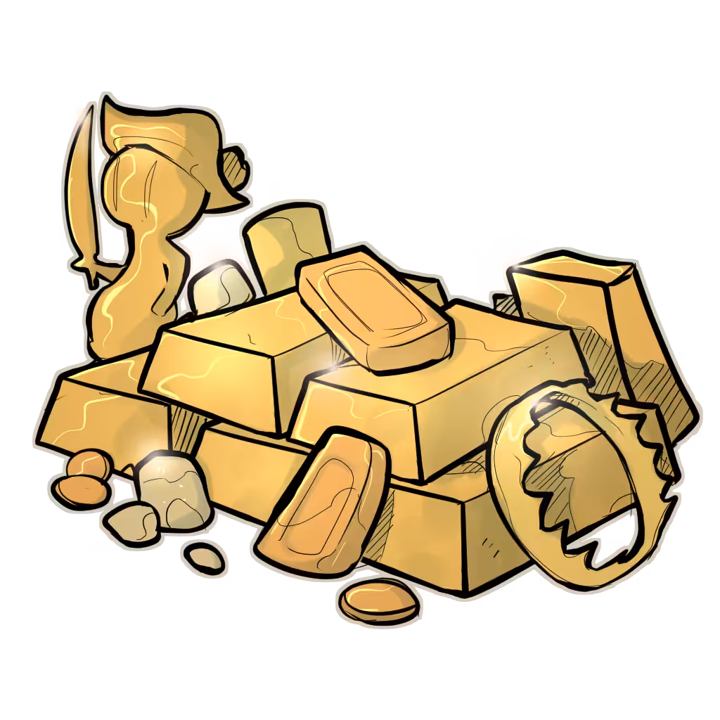 GOLD | TEZOSPIRATES BOOTY #14