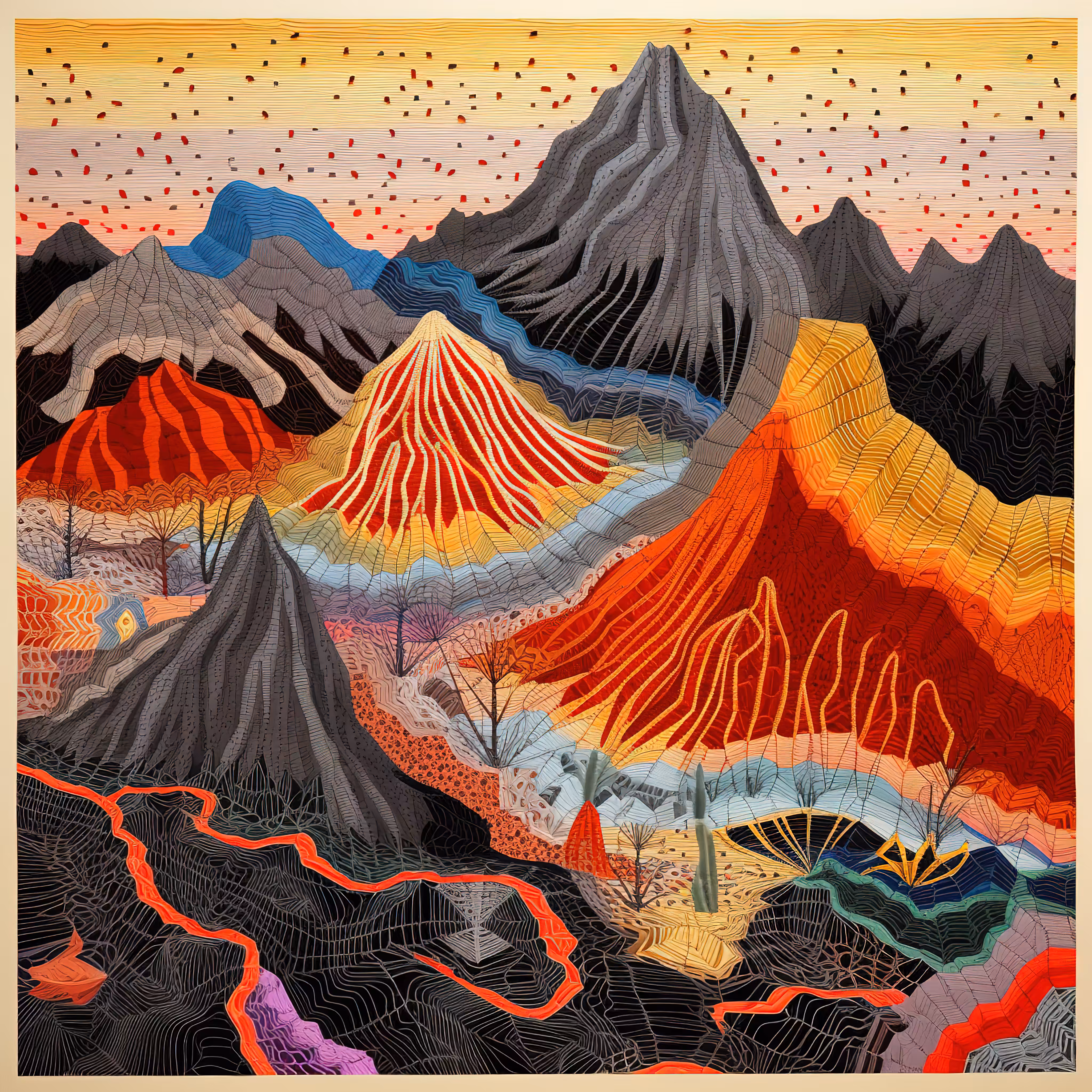 Generative reinterpretation of the Mexican volcanic landscape
