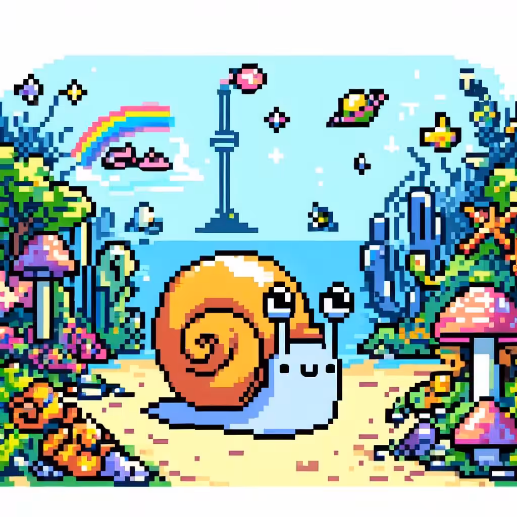 pixel snail