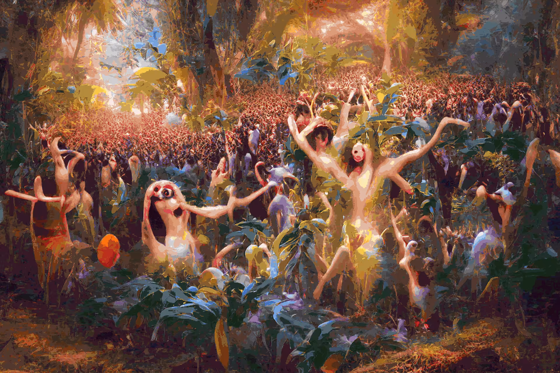 Rave in the garden of eden