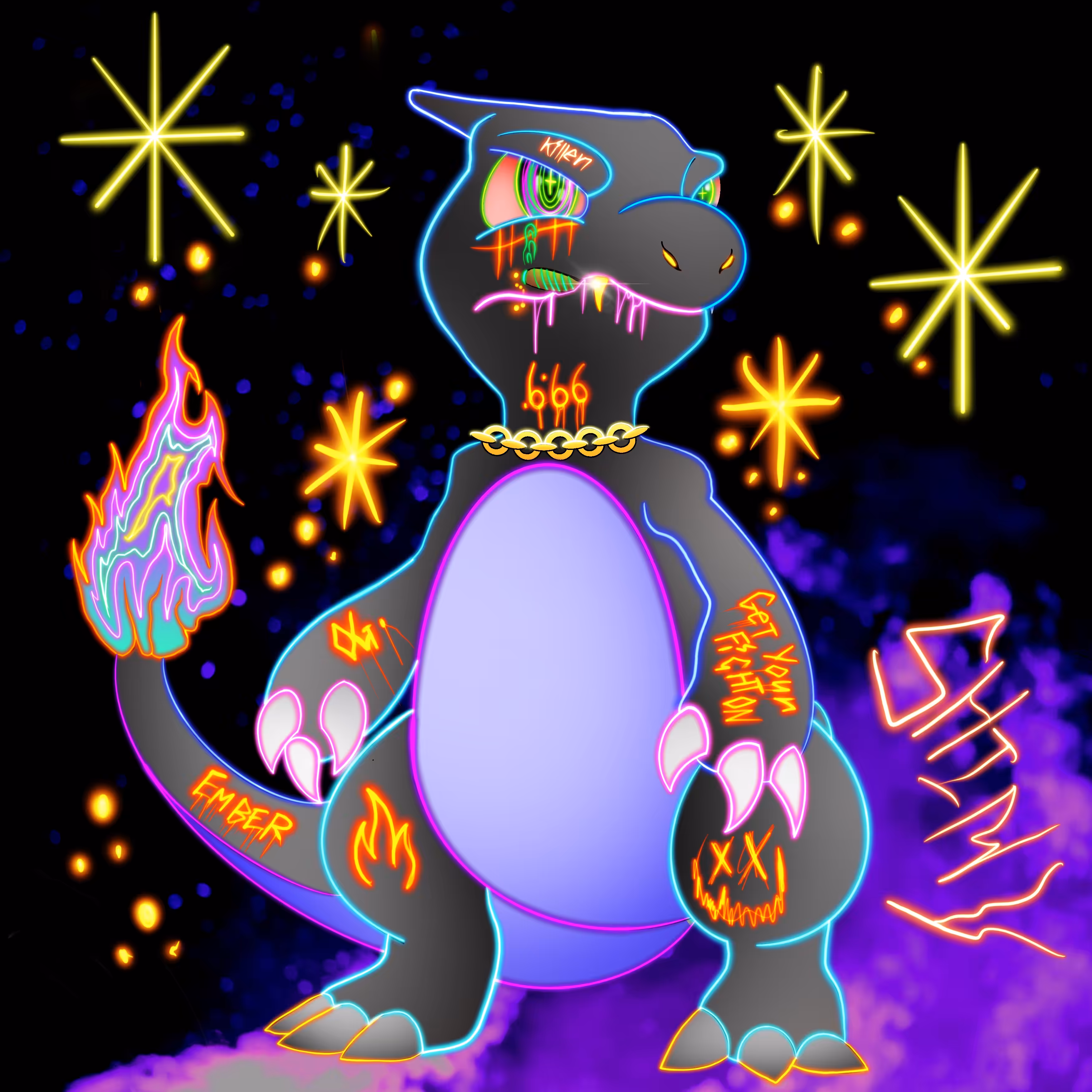 Shiny Charmeleon 