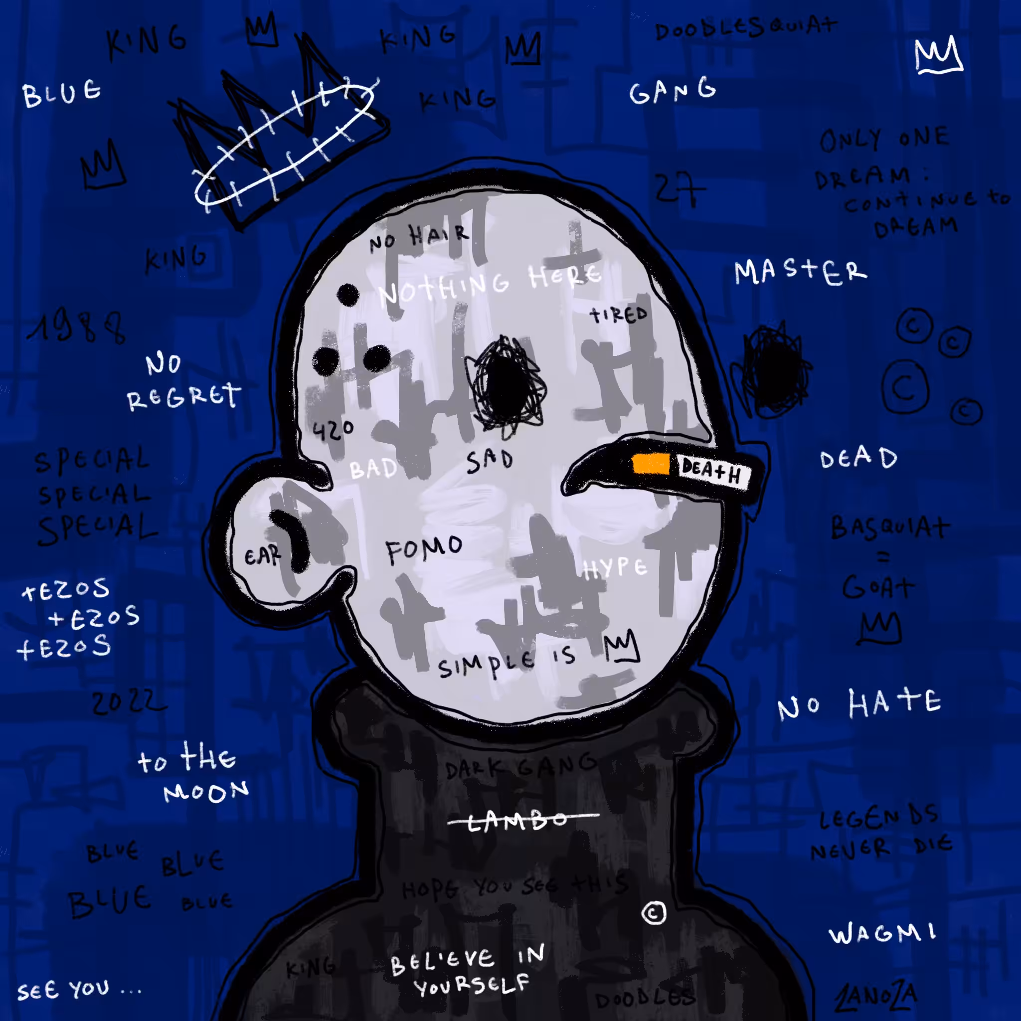 Doodlesquiat #56