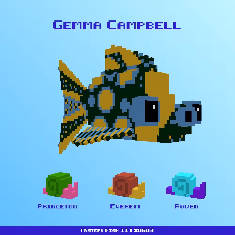 Gemma Campbell :: Mystery Fish 0603/1000 