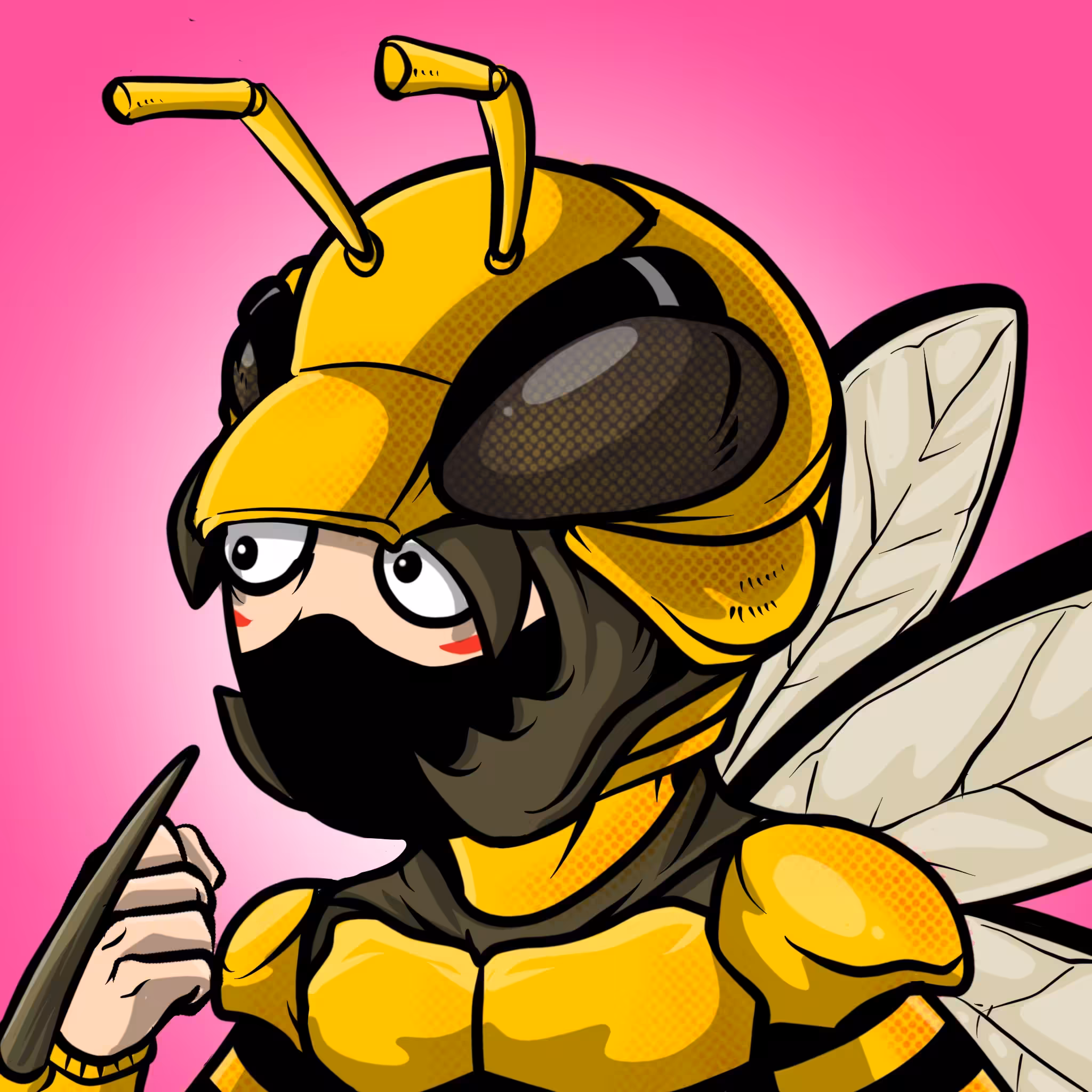 Honey bee beast doll 02