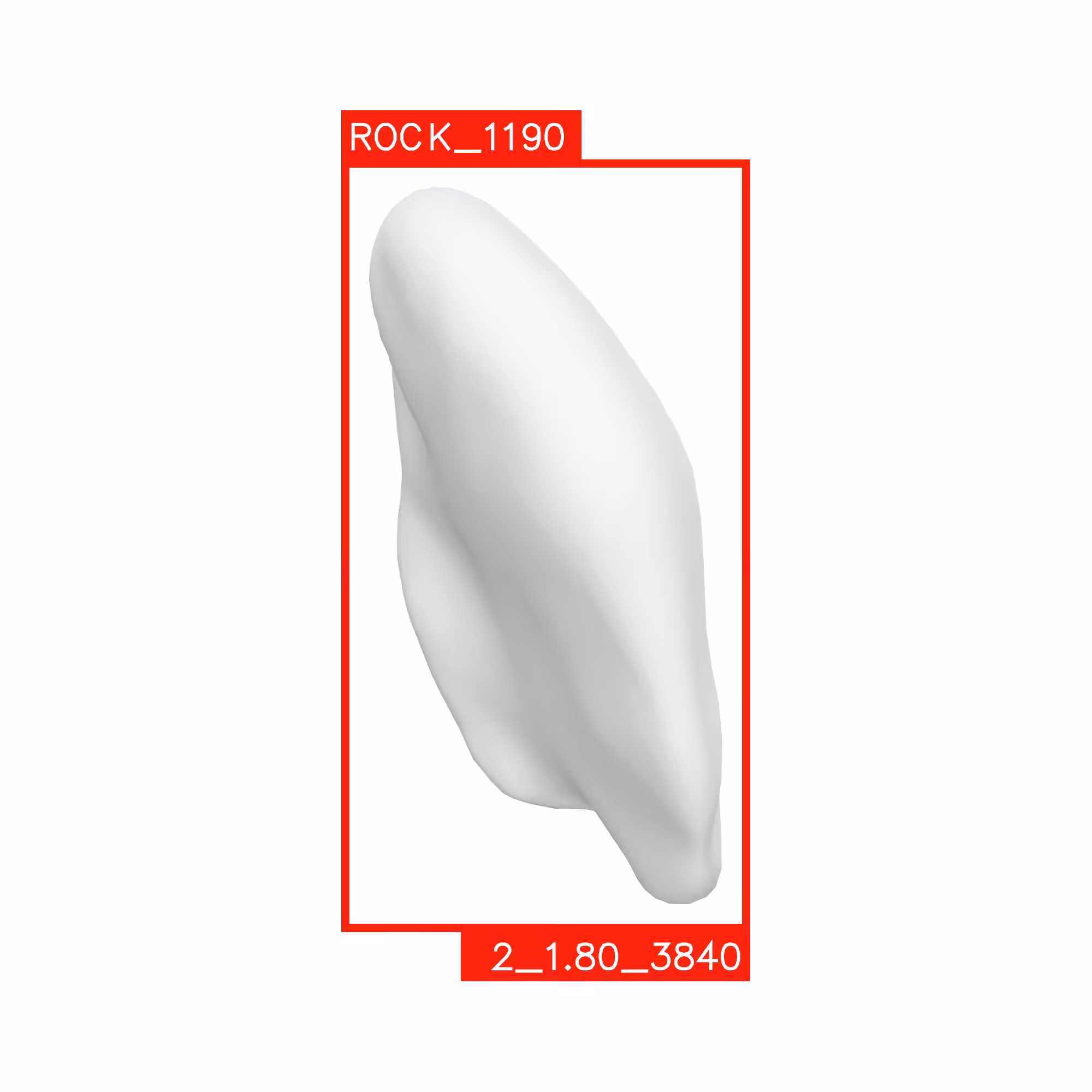 UNSHADED ROCKS: ROCK 1190