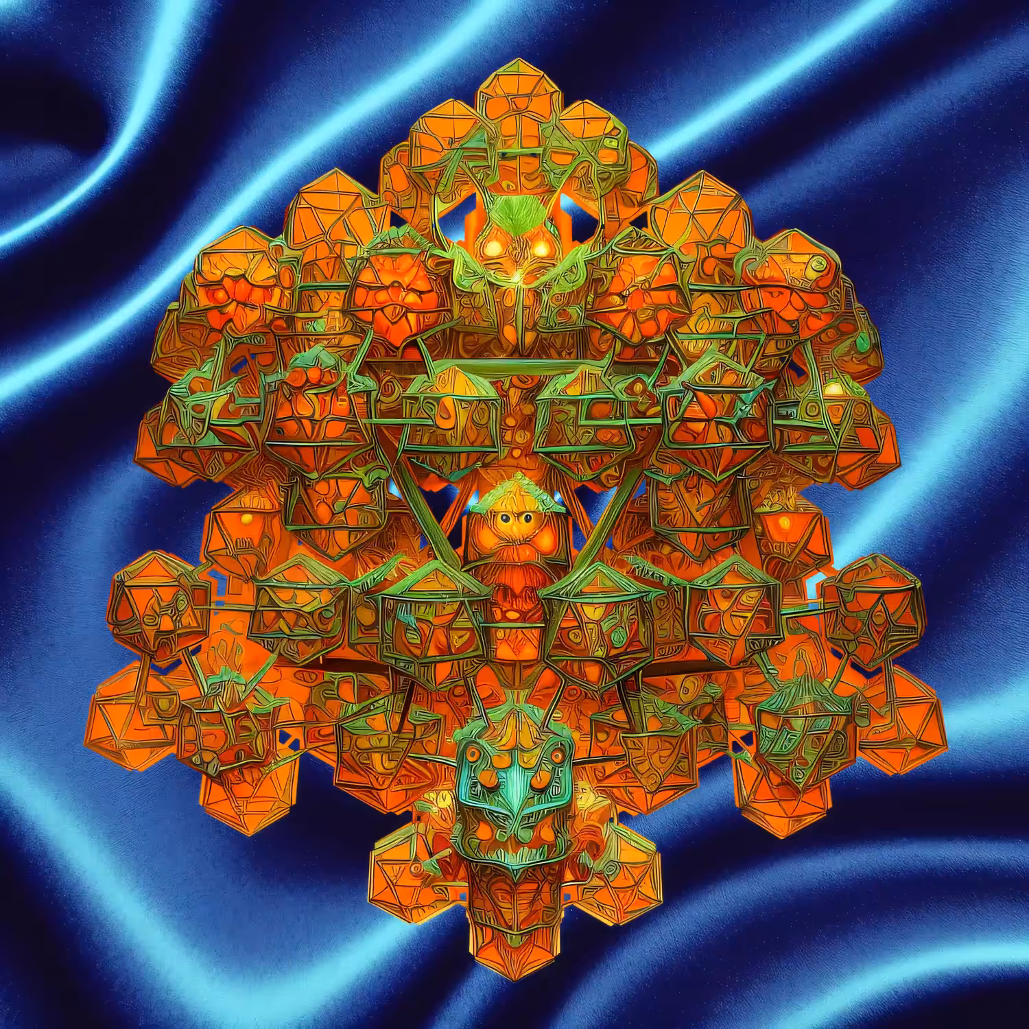 Fractal Twist on Silk