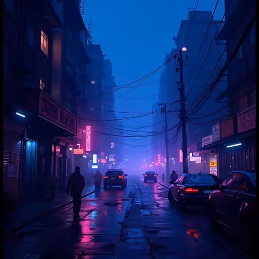 Neon lights at Night