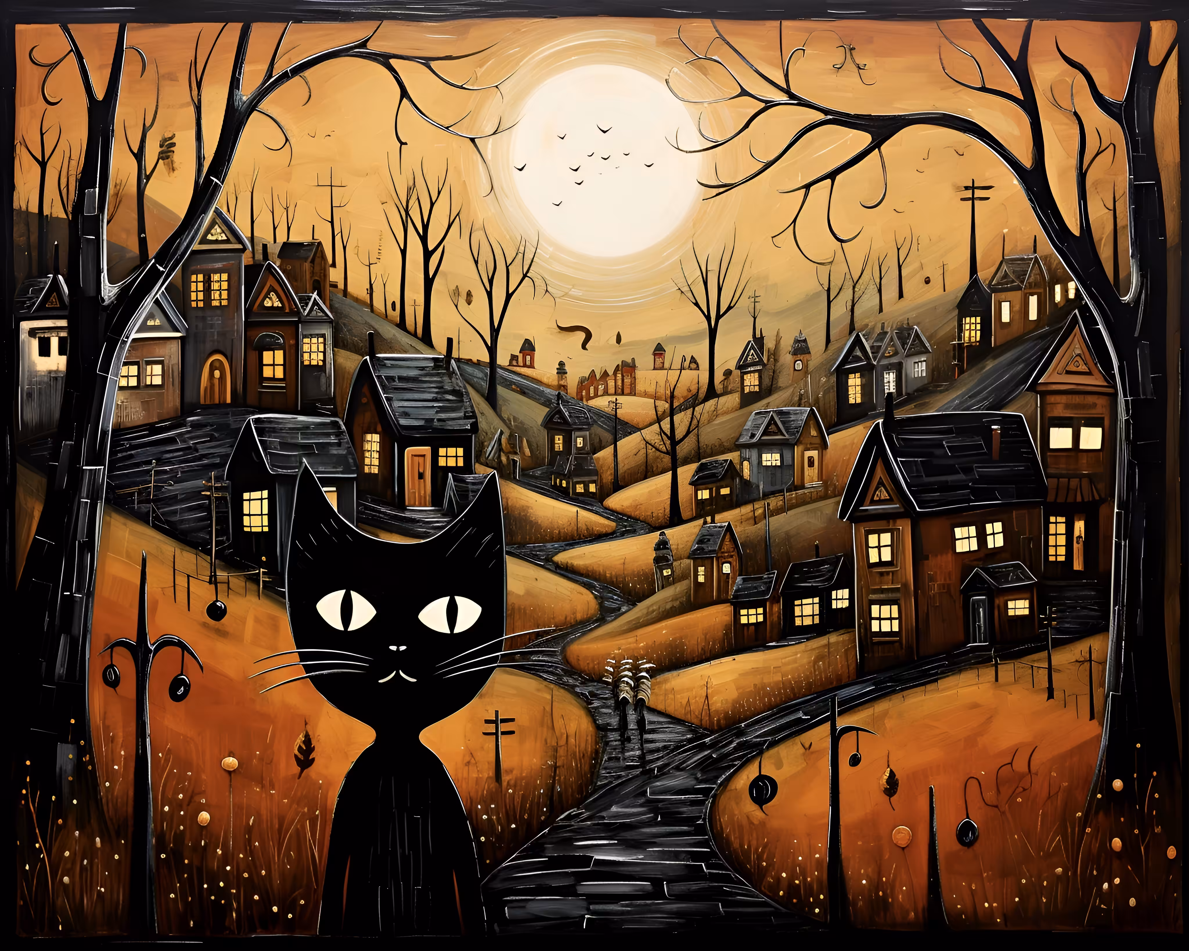 Black kitten 