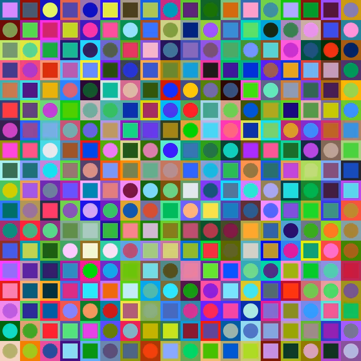 Square Dot Composition #232