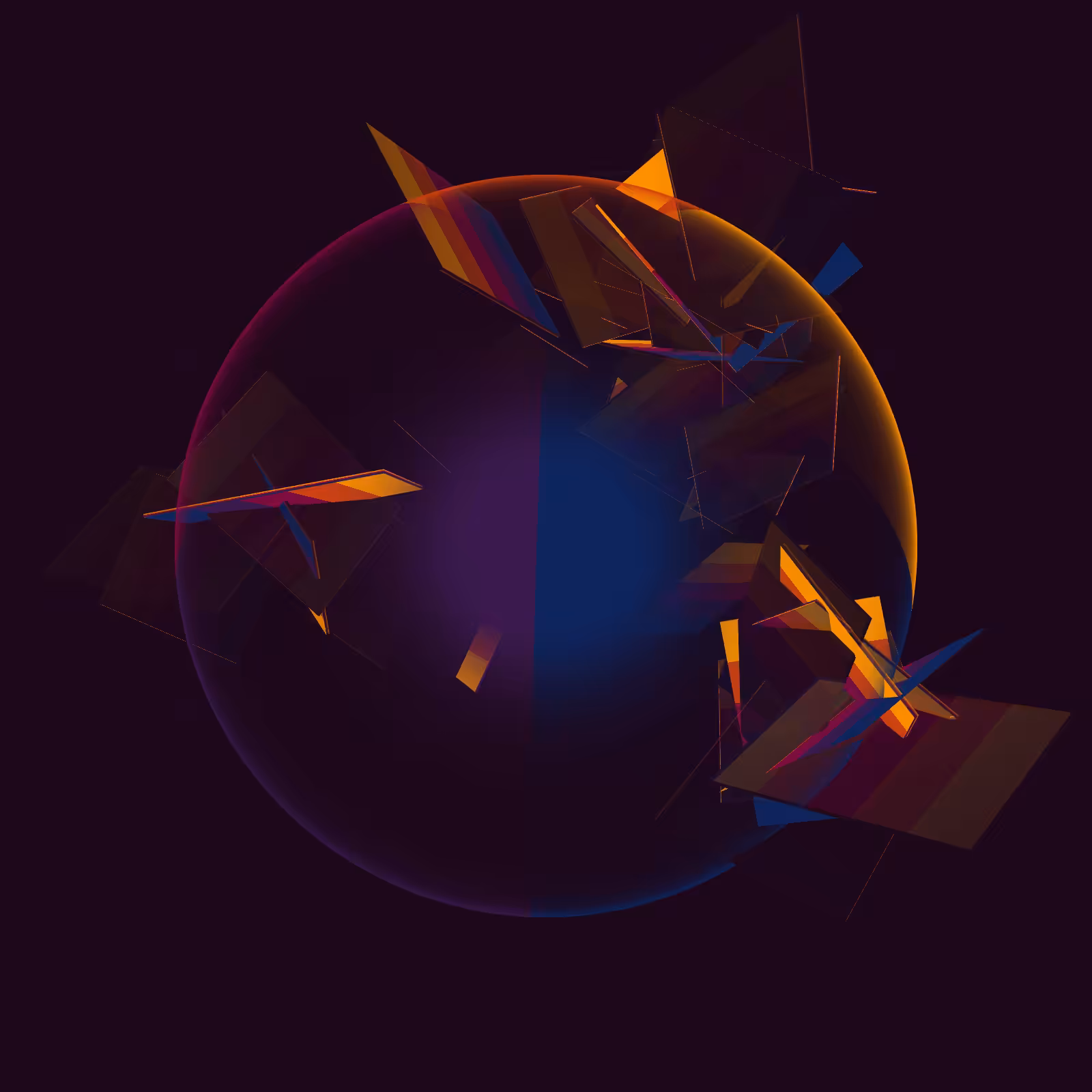 Composition with Sphere  #15