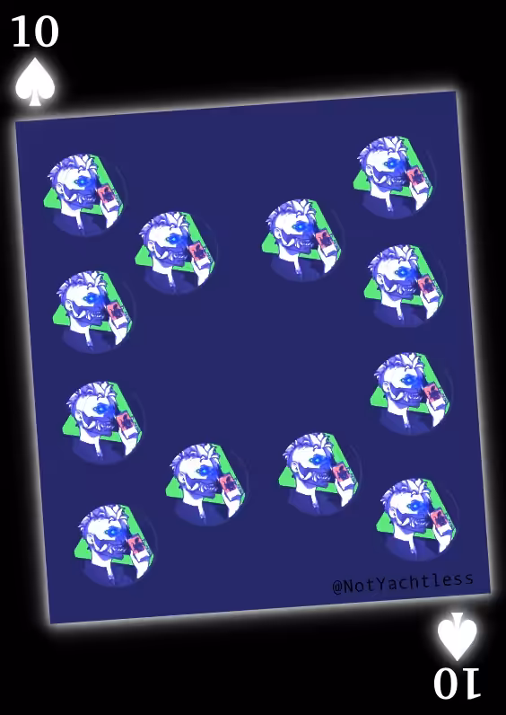NFT CARDS 10 TRIBUTE TO @NotYachtless