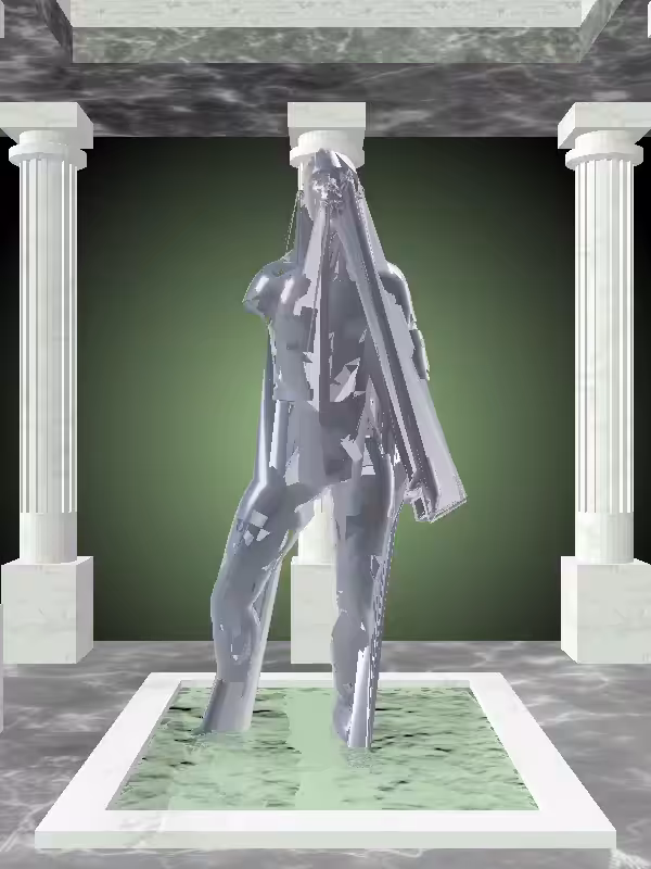 HeavenComputer: The Fading Victorious Midnight Gloss Man #6389