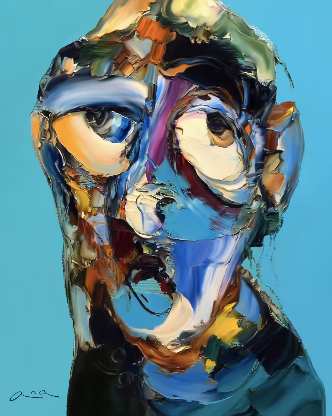 Expressionist portrait #7