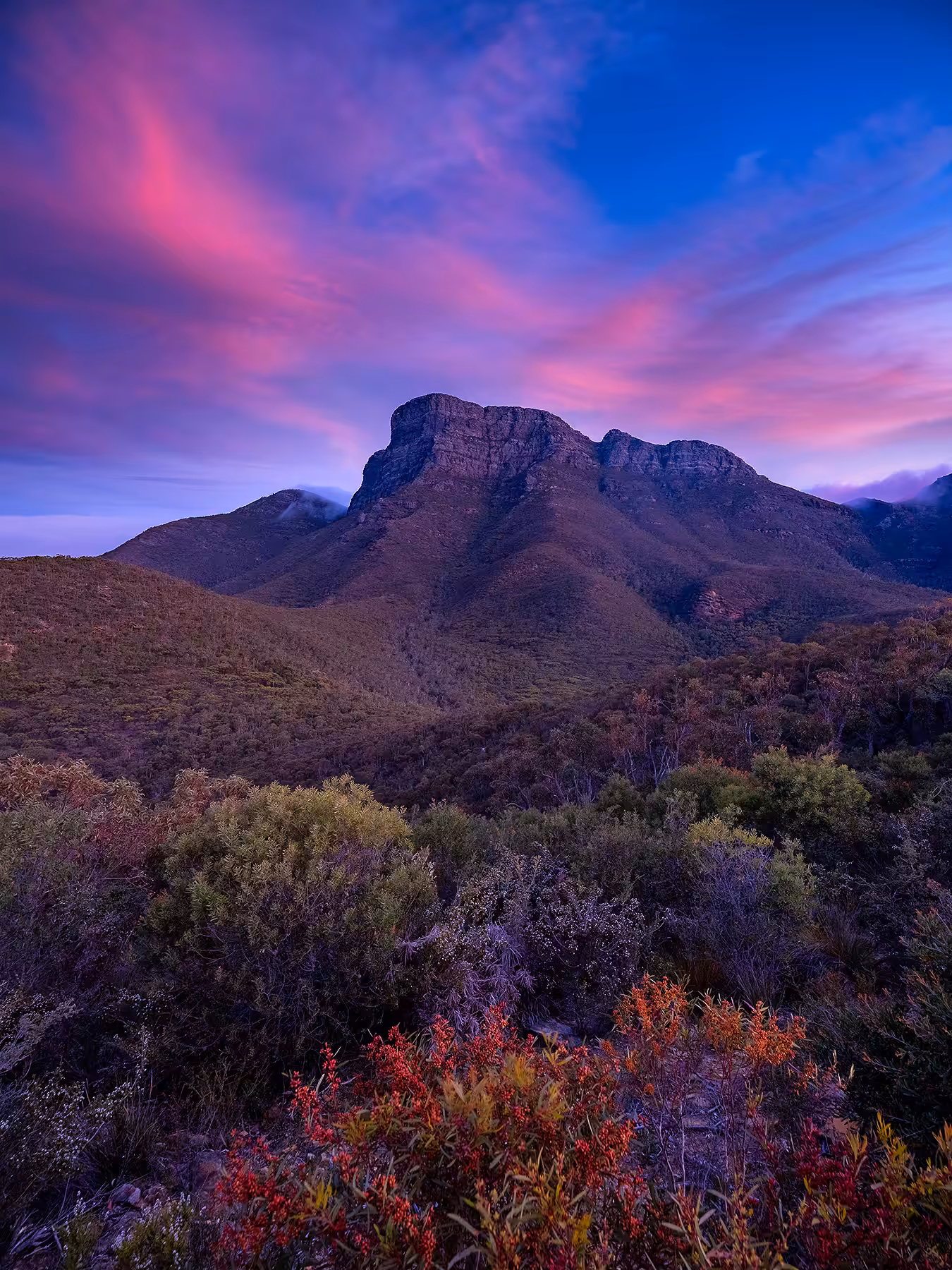 Sunset over Bluff Knoll