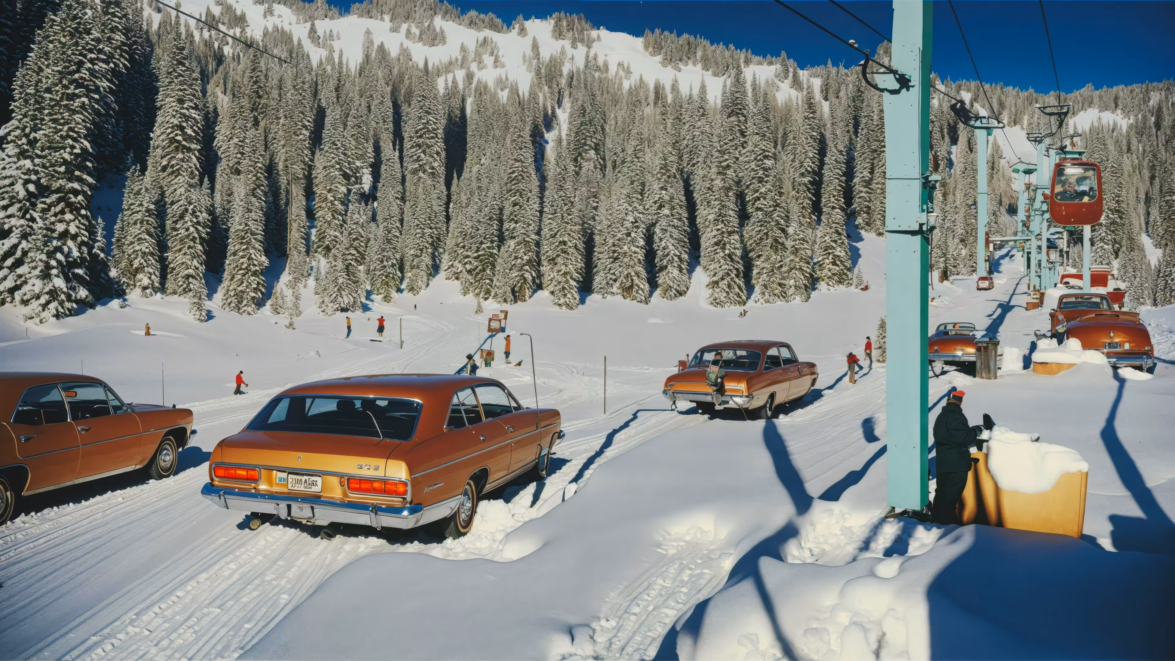 Uphill Skiing