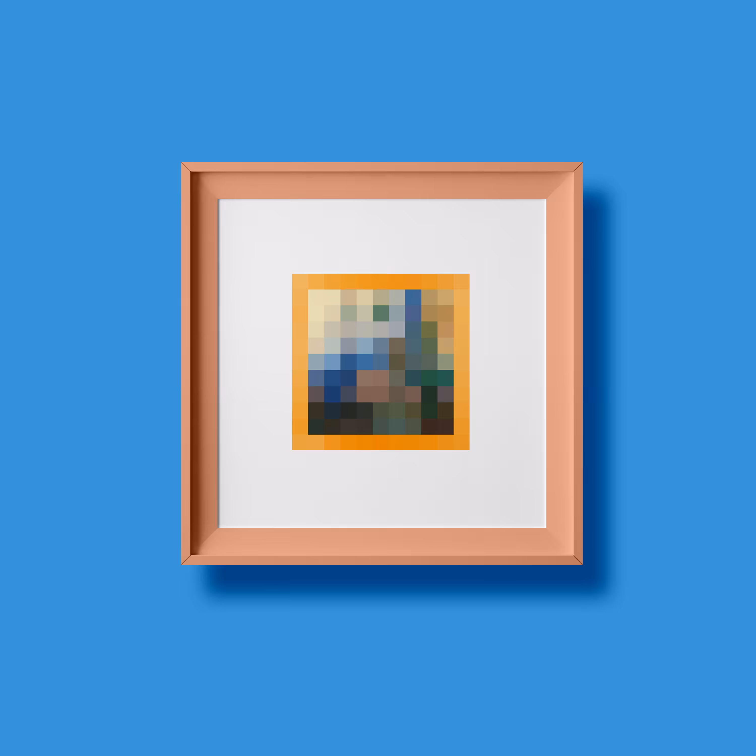 89 Pixels: David Hockney - Model with Unfinished Self-Portrait