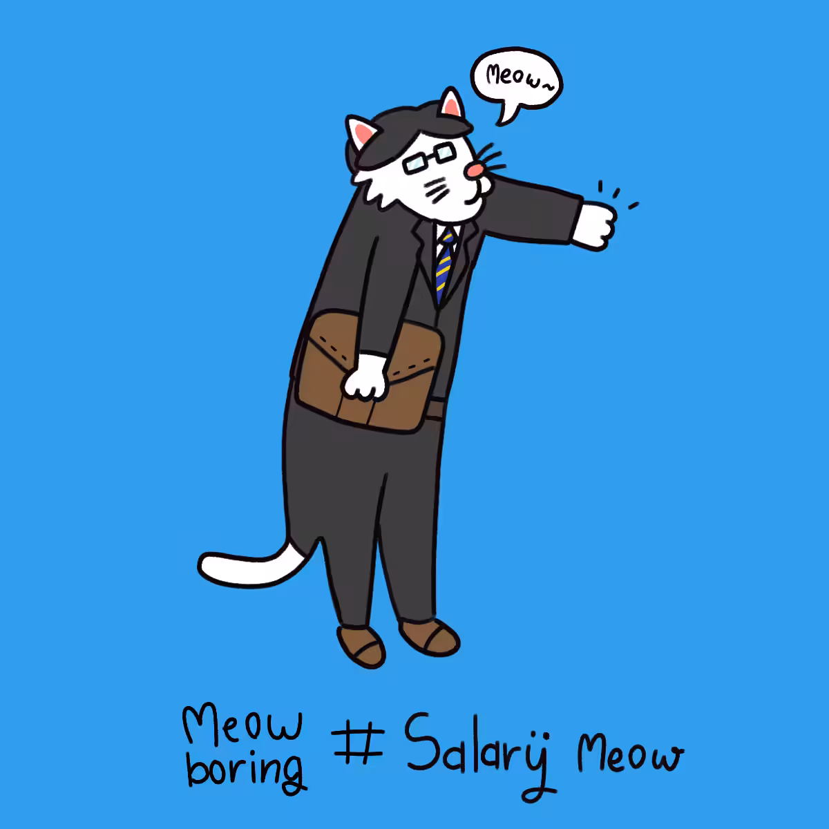 Meow boring # Salary meow