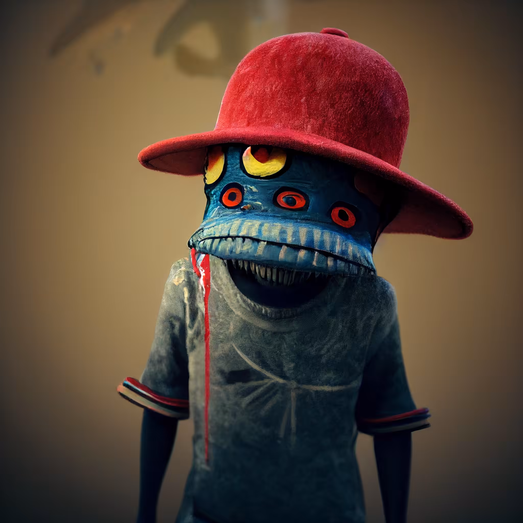 Basquiat Little Creatures: Little Creature #00395