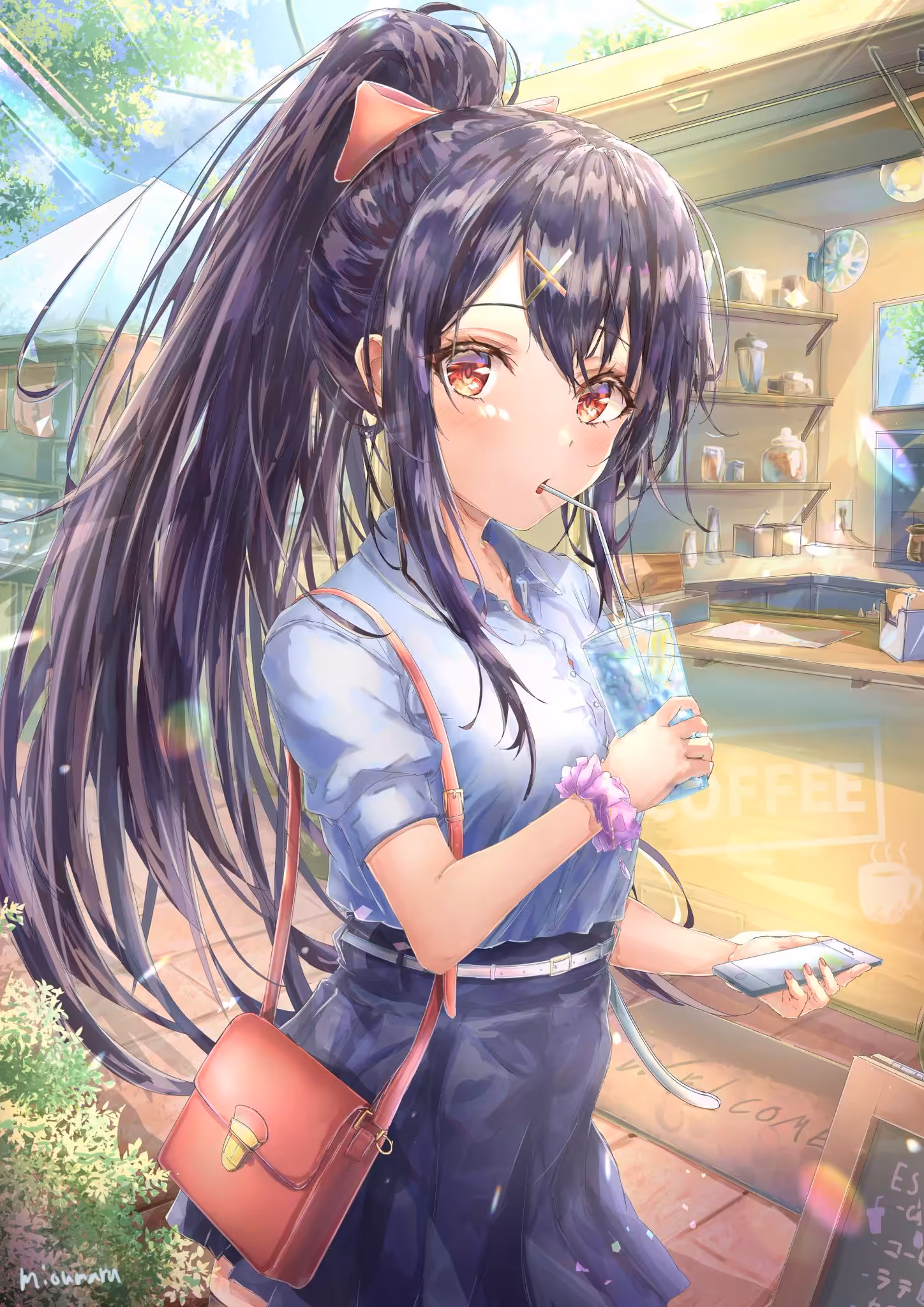 何?