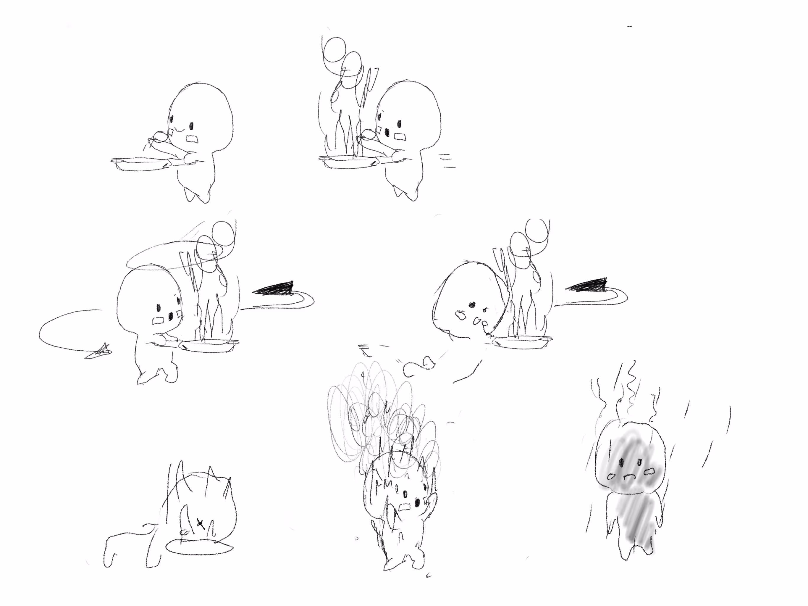 Fini Sketches: Overcooked