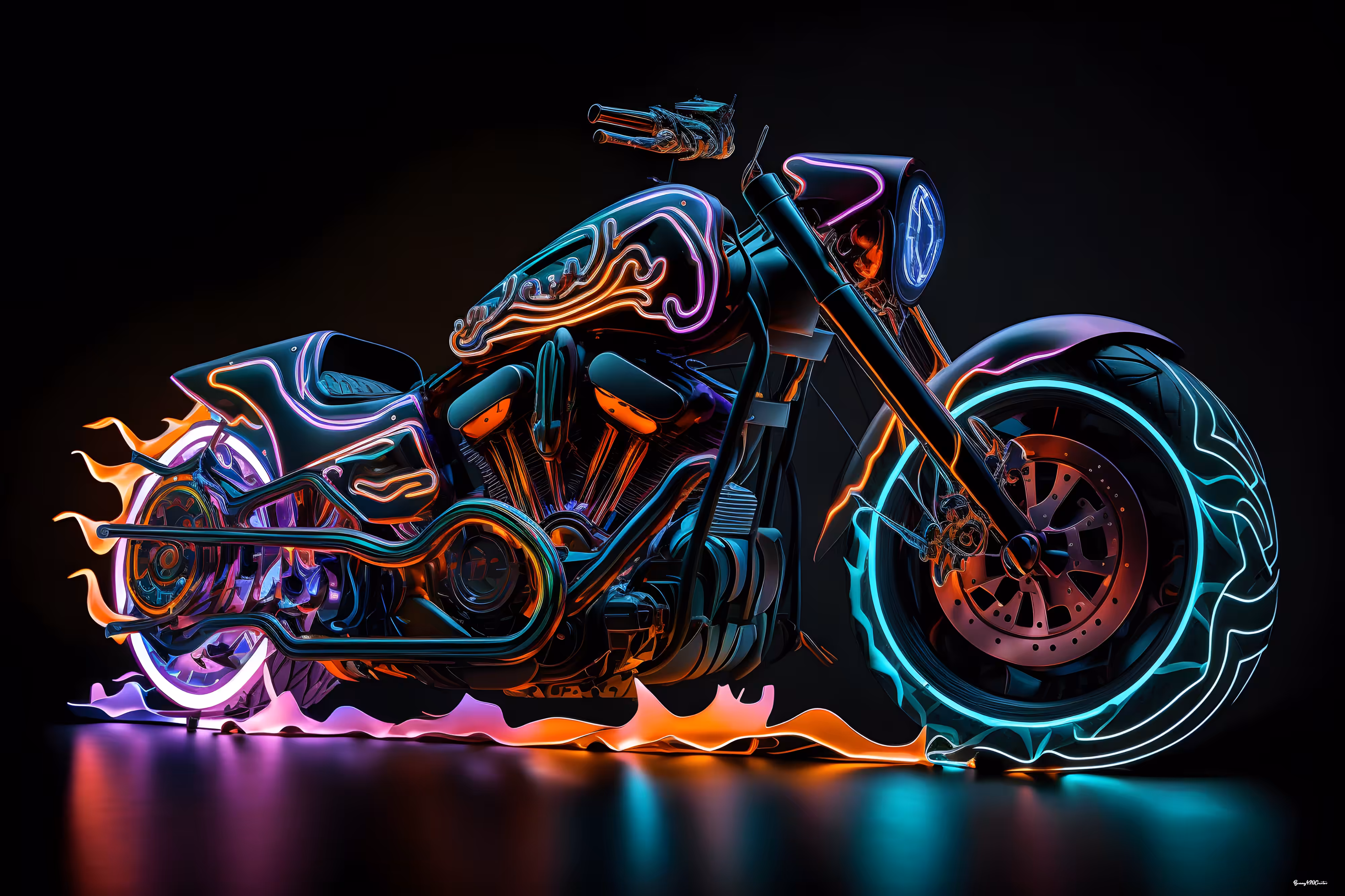 Grunge Motorbike #5