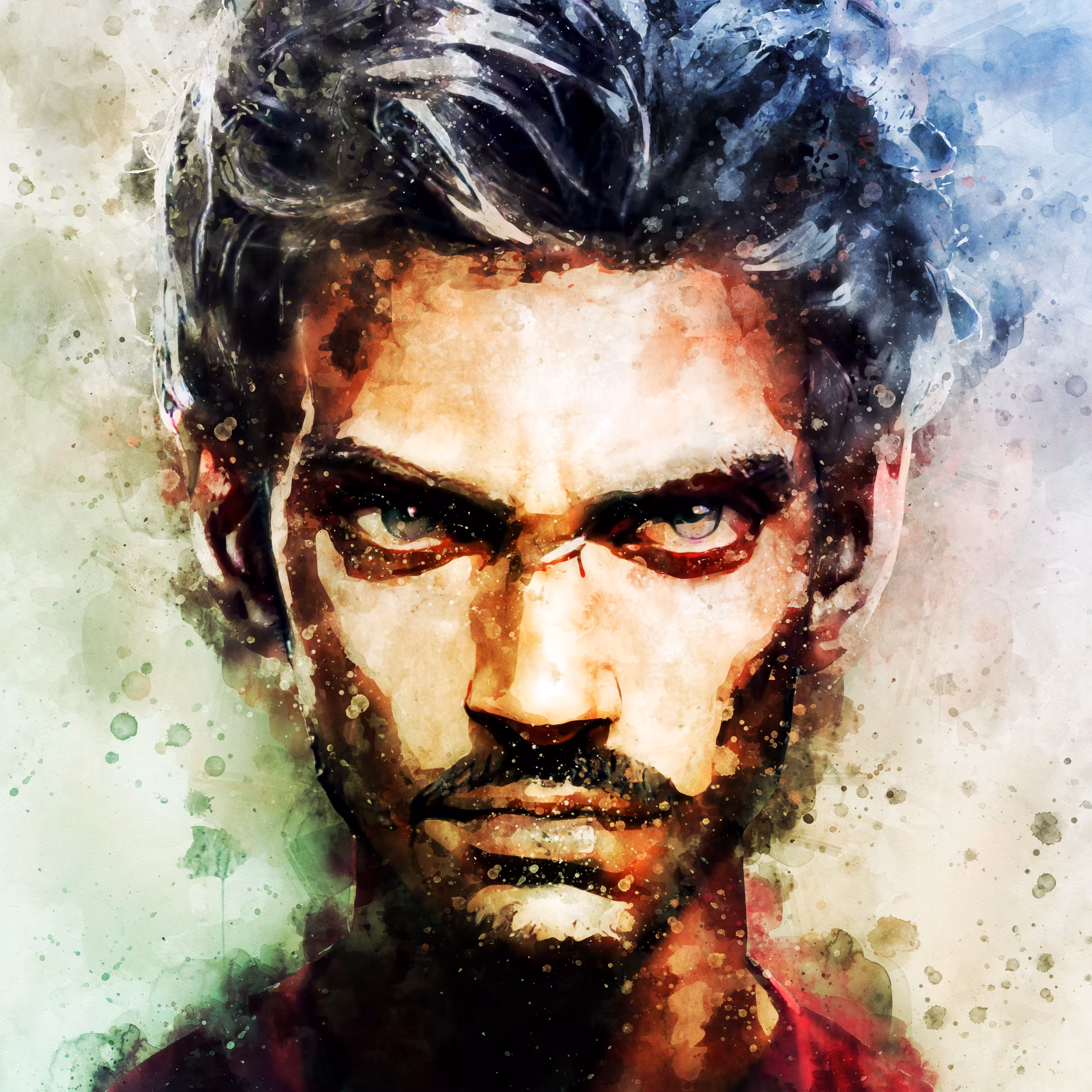 Watercolor Man #2