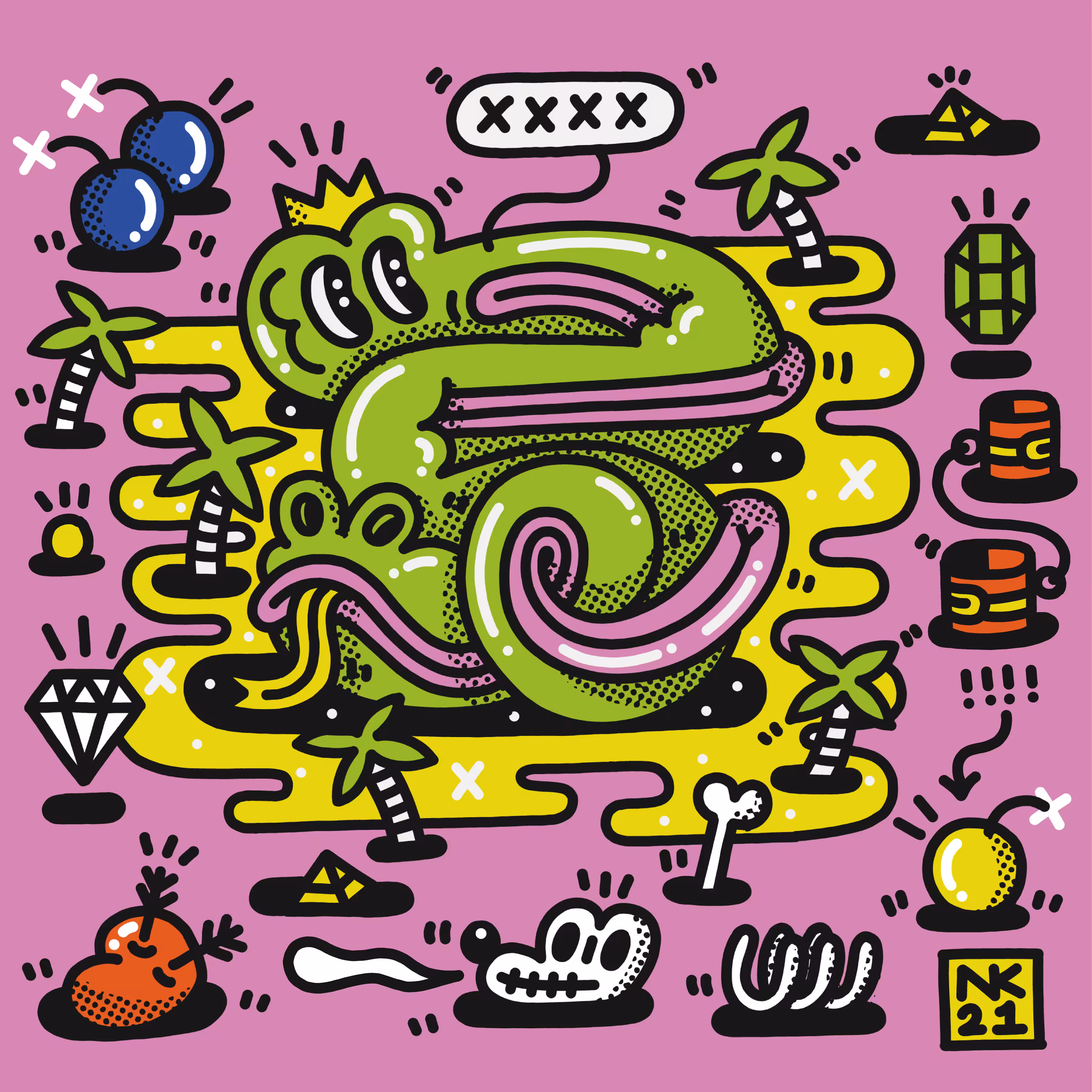 Cosmic Realms - Pink