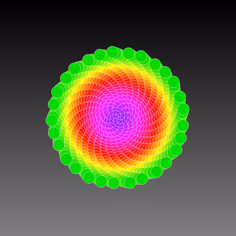 RAINBOW FLOWERS #34
