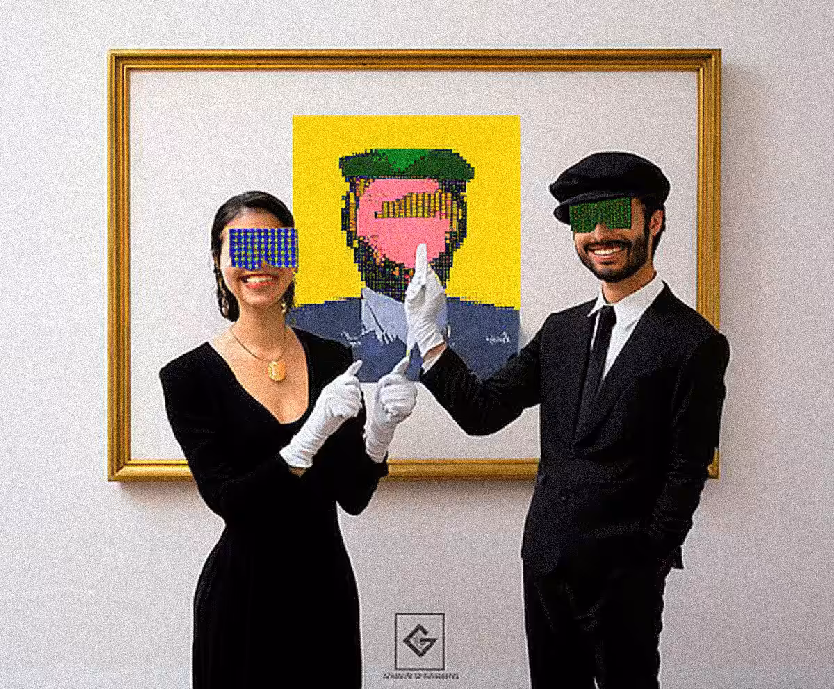 NO RULES APPLIED: Art operator twisting collectors identity