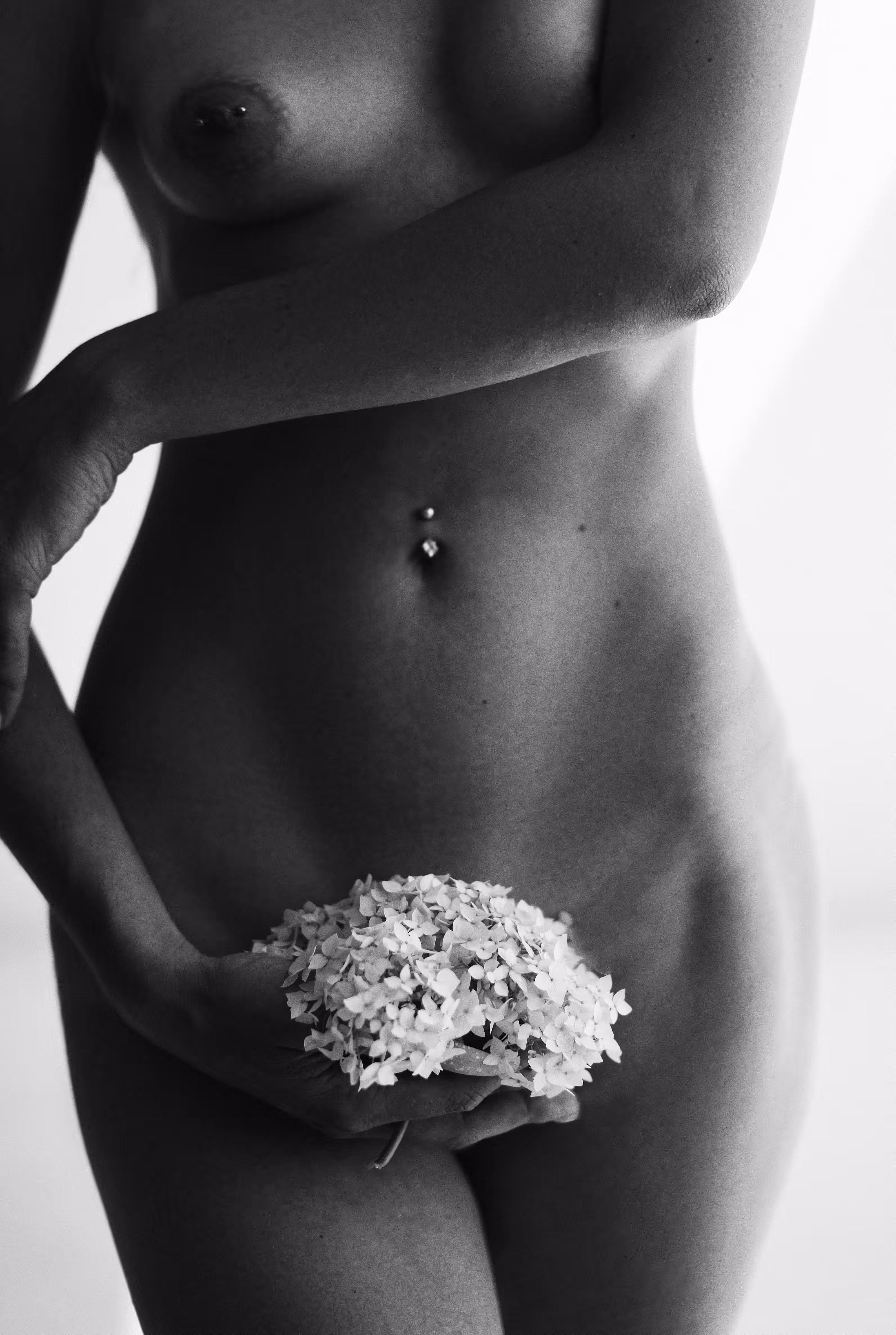 The blooming flower
