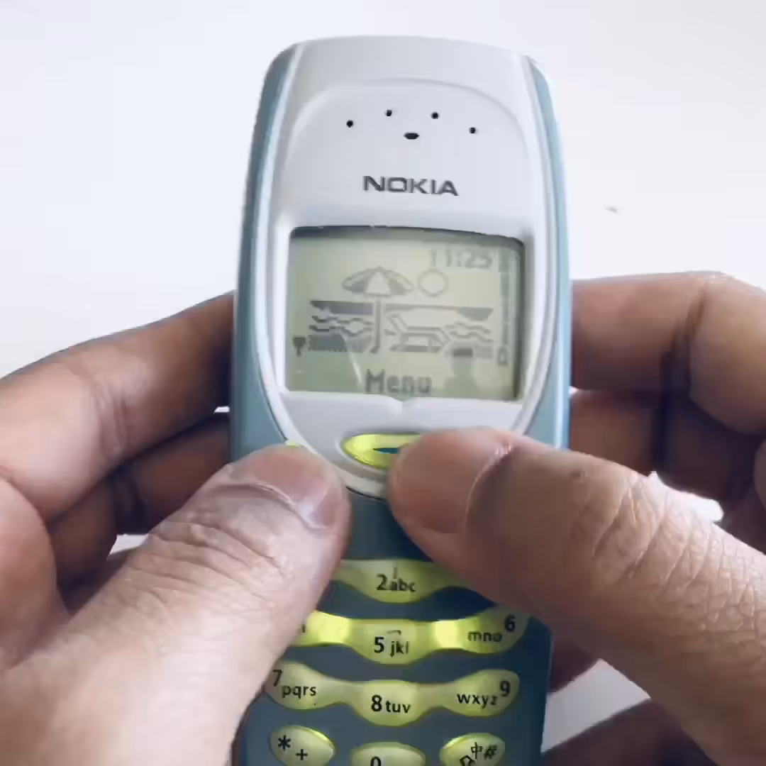 Pixel art with Nokia phone: Dews